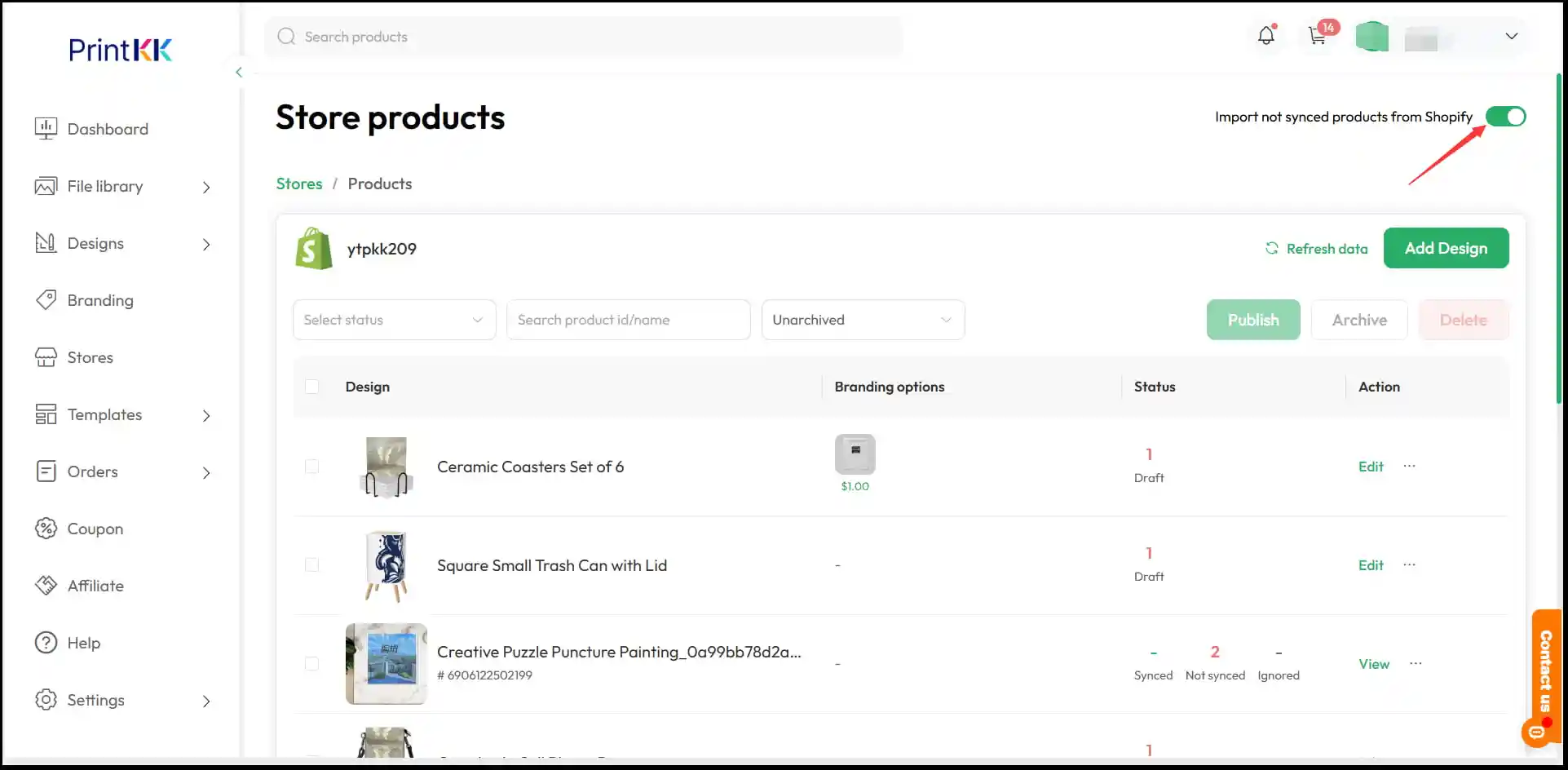 How to Manually Sync Products and Orders with PrintKK