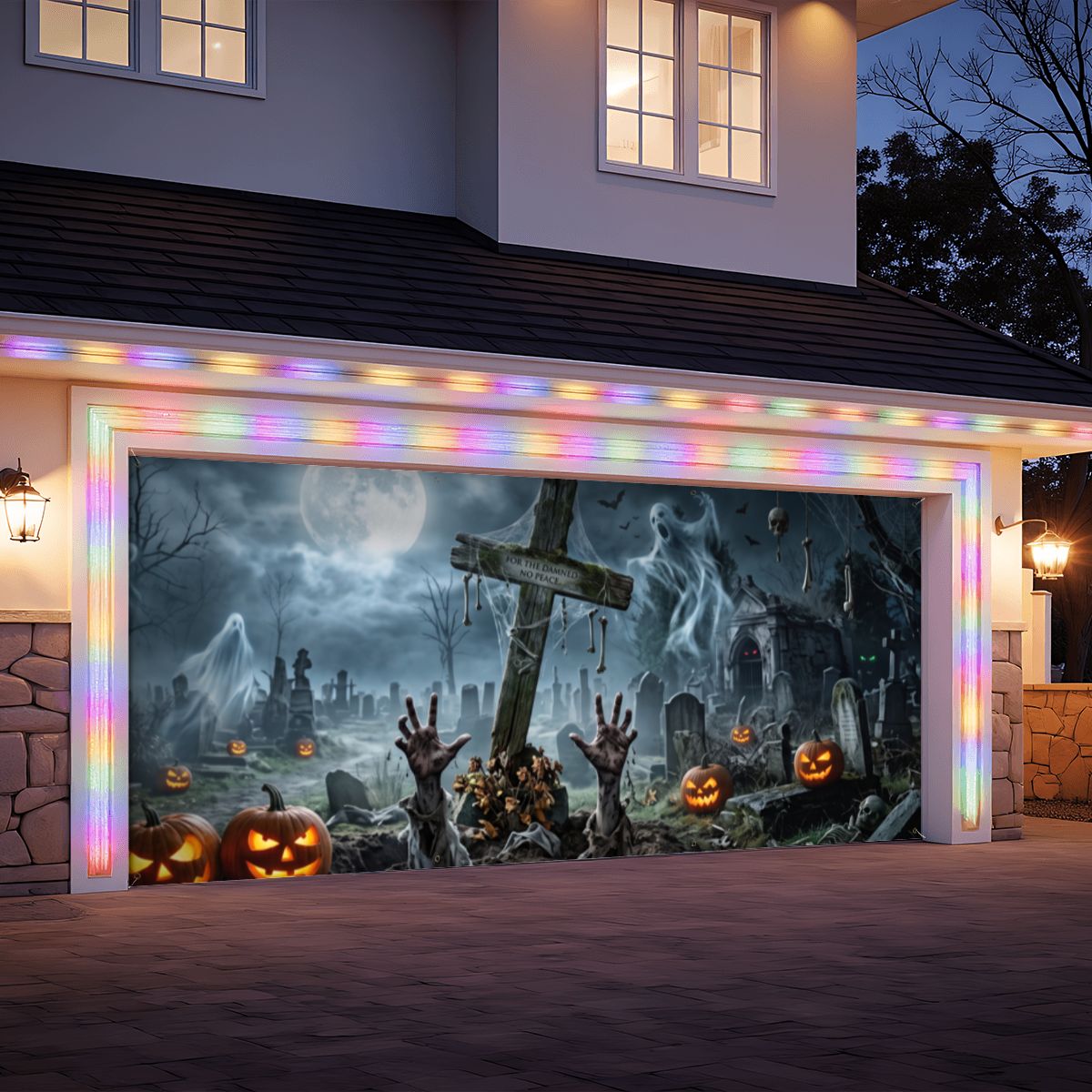 Garage Door Banner Backdrop