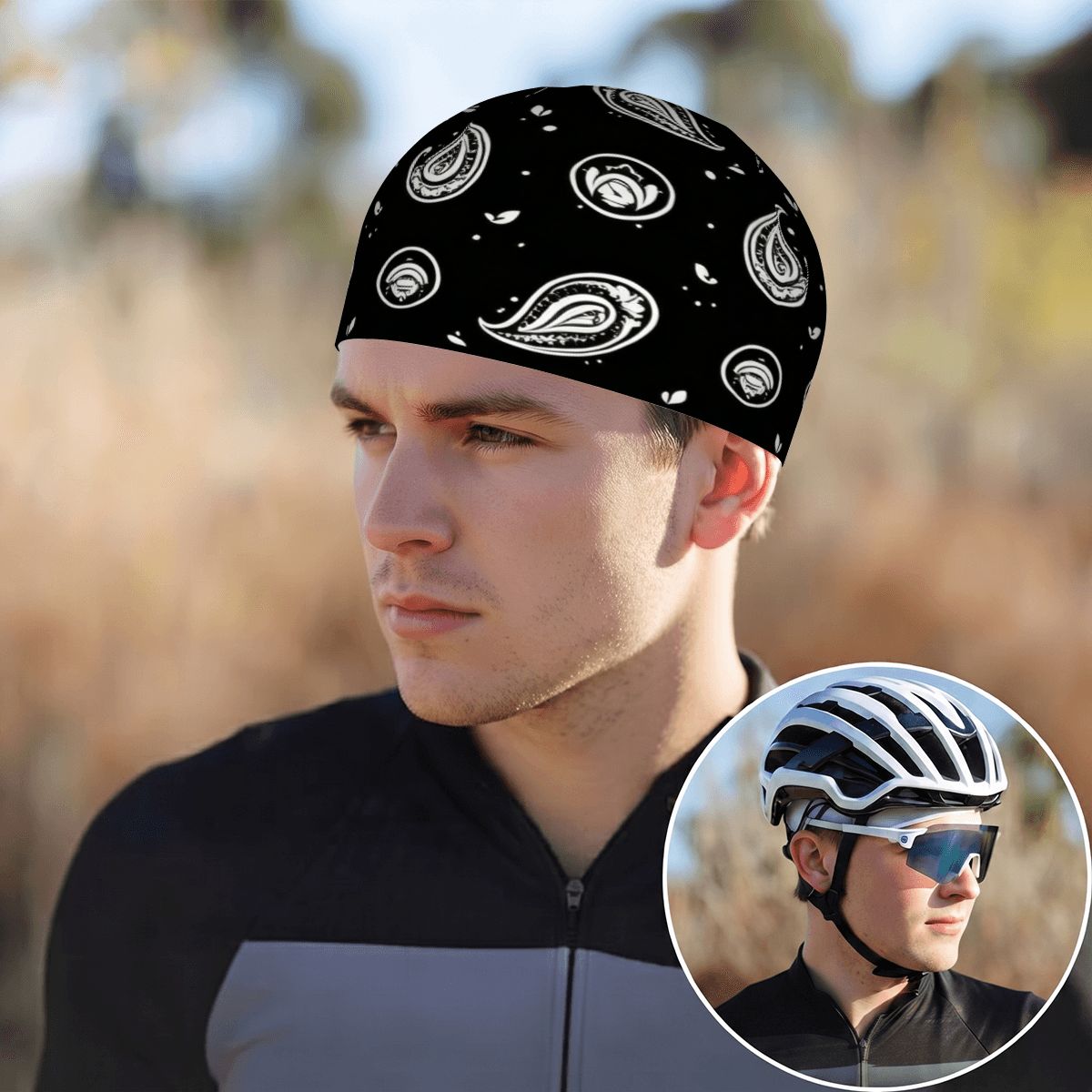 Forro de casco tipo gorra