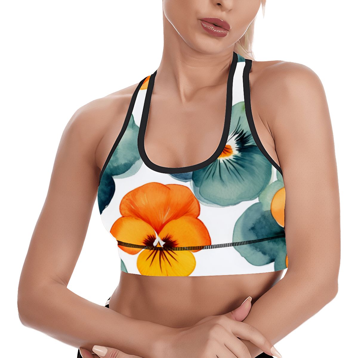 Yoga Cropped Sports Bra Top