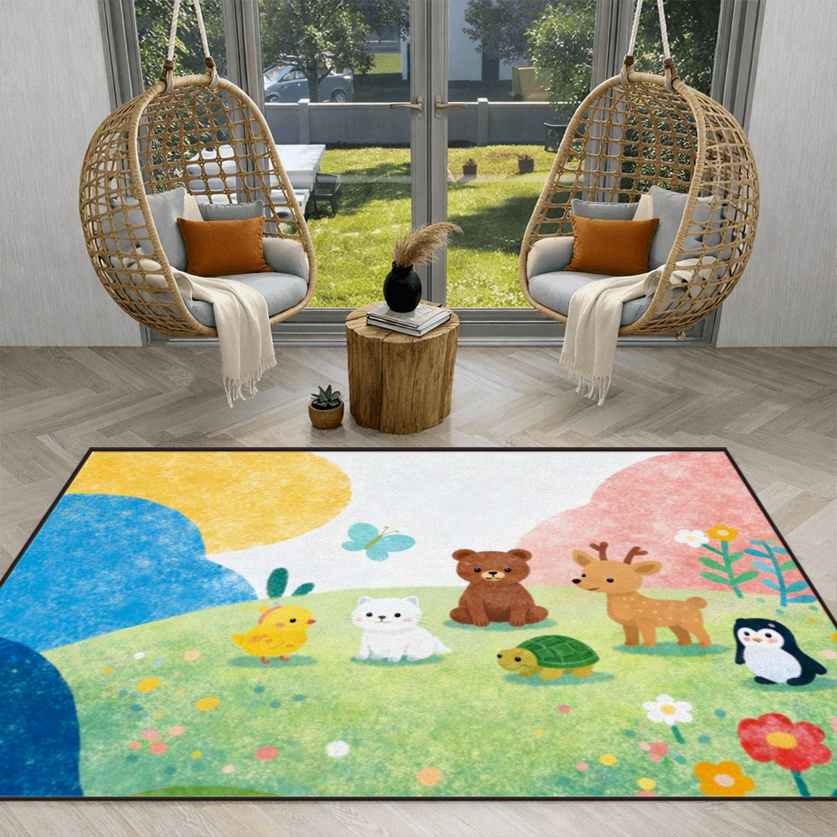 Large Area Rug Floor Carpet (3:2)