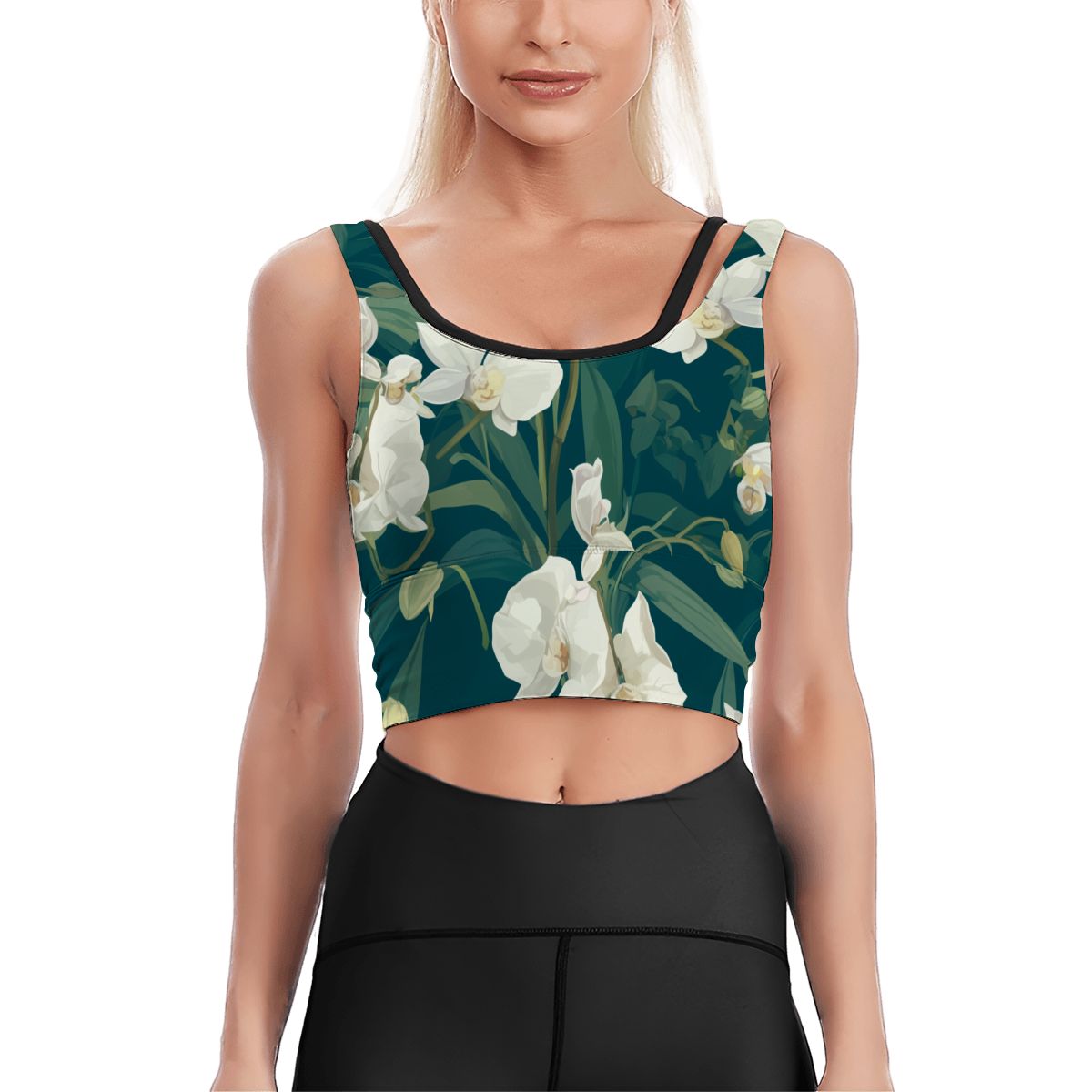 Strappy Sports Bra Top
