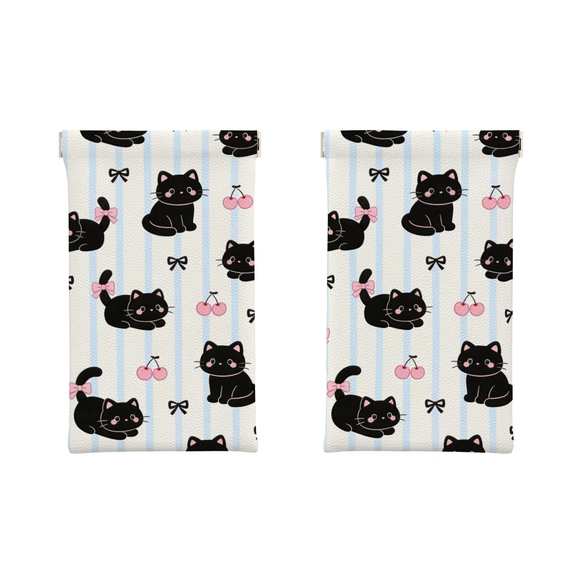 Squeeze Top Leather Glasses Case