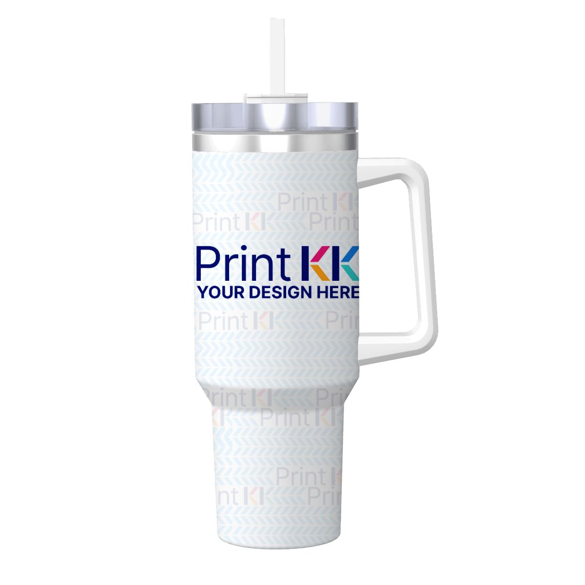 Travel Coffee Mug with Handle and Straw (40oz)