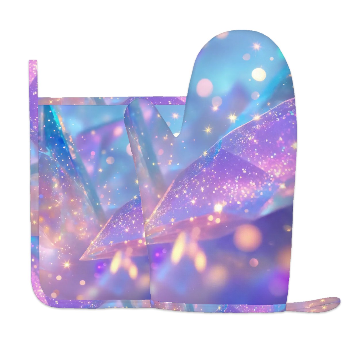 Silicone Oven Mitts and Pot Holders Sets (Right)