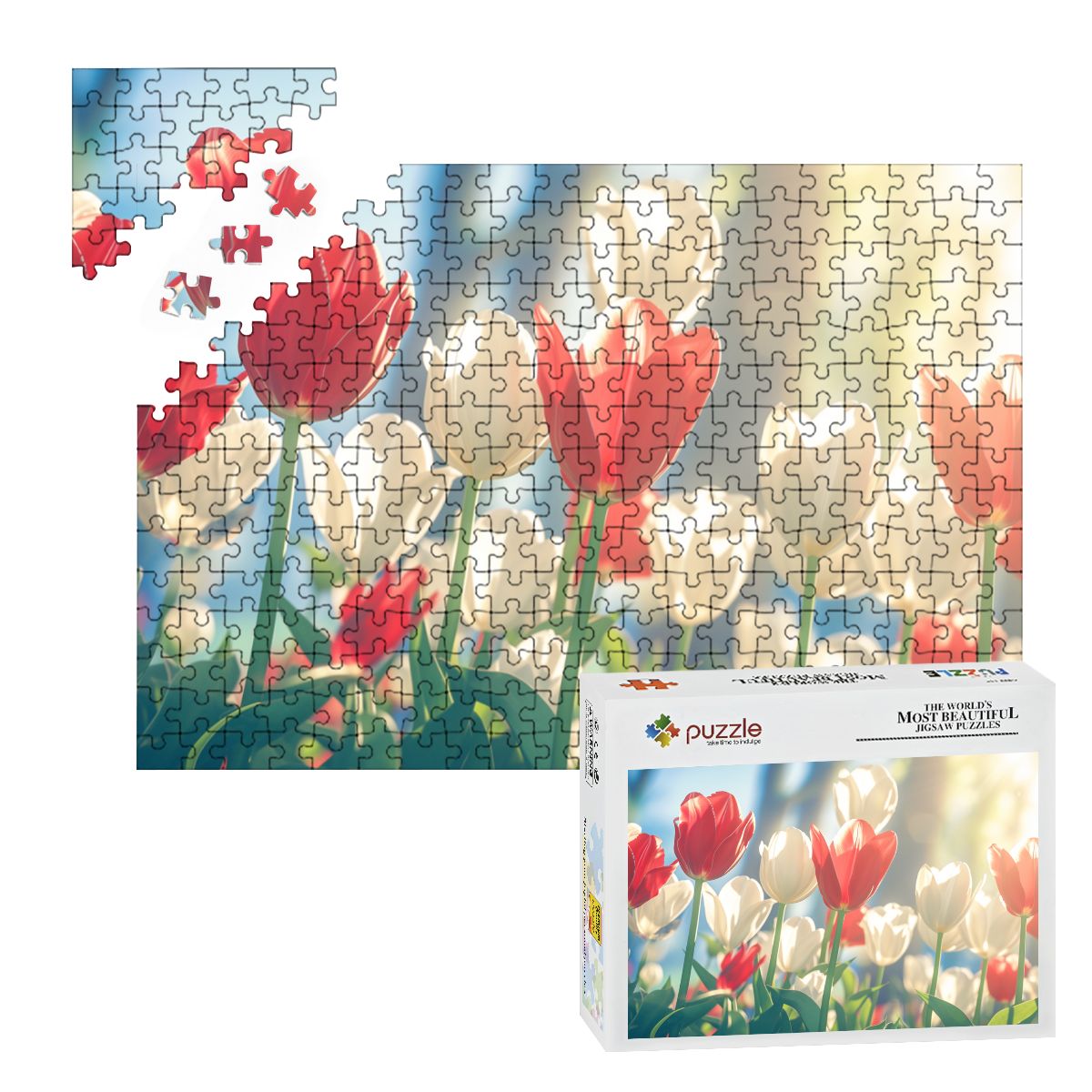 Wooden Jigsaw Puzzles 300 pcs (Horizontal)