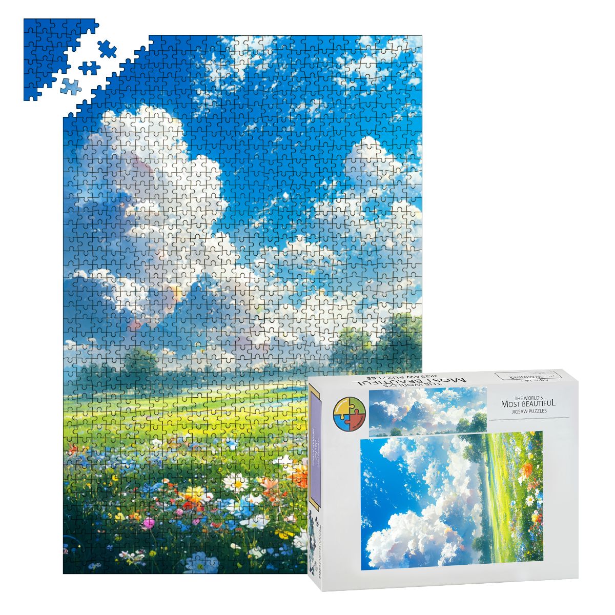 Wooden Jigsaw Puzzles 1000 pcs (Vertical)