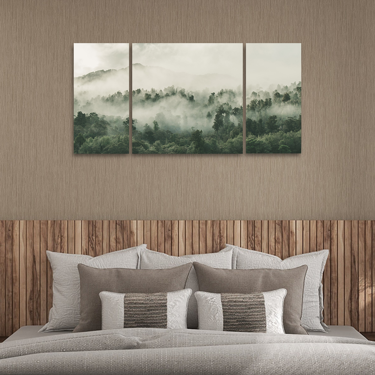  3 Panel Custom Canvas Prints with Your Photos, Hanging