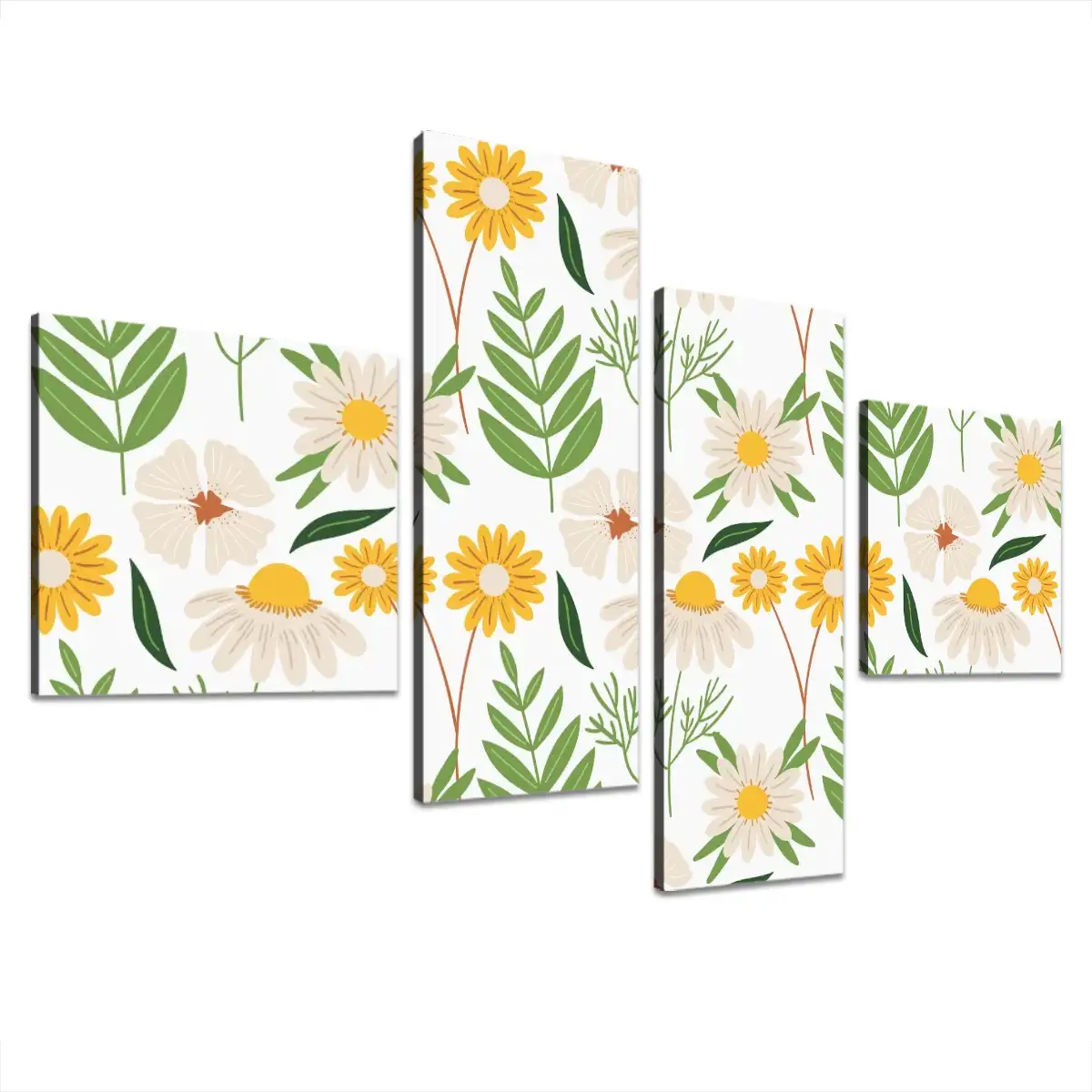 Custom Split Canvas Prints 4 Panels Design Your Own Wall Art PrintKK