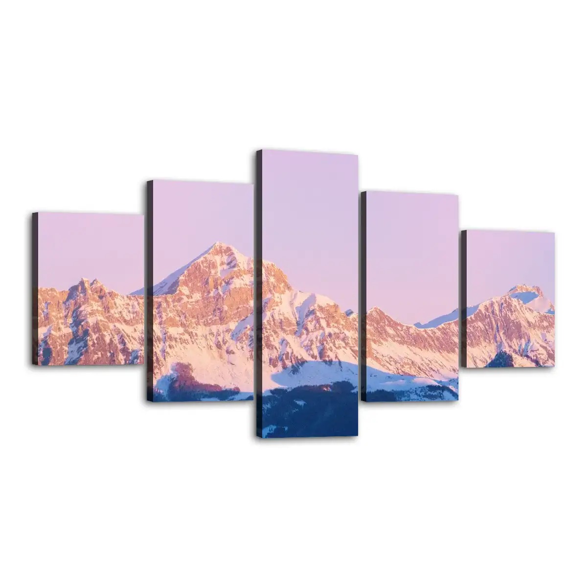 Print On Demand Split Canvas Prints 5 Panels with Automated Fulfillment - PrintKK