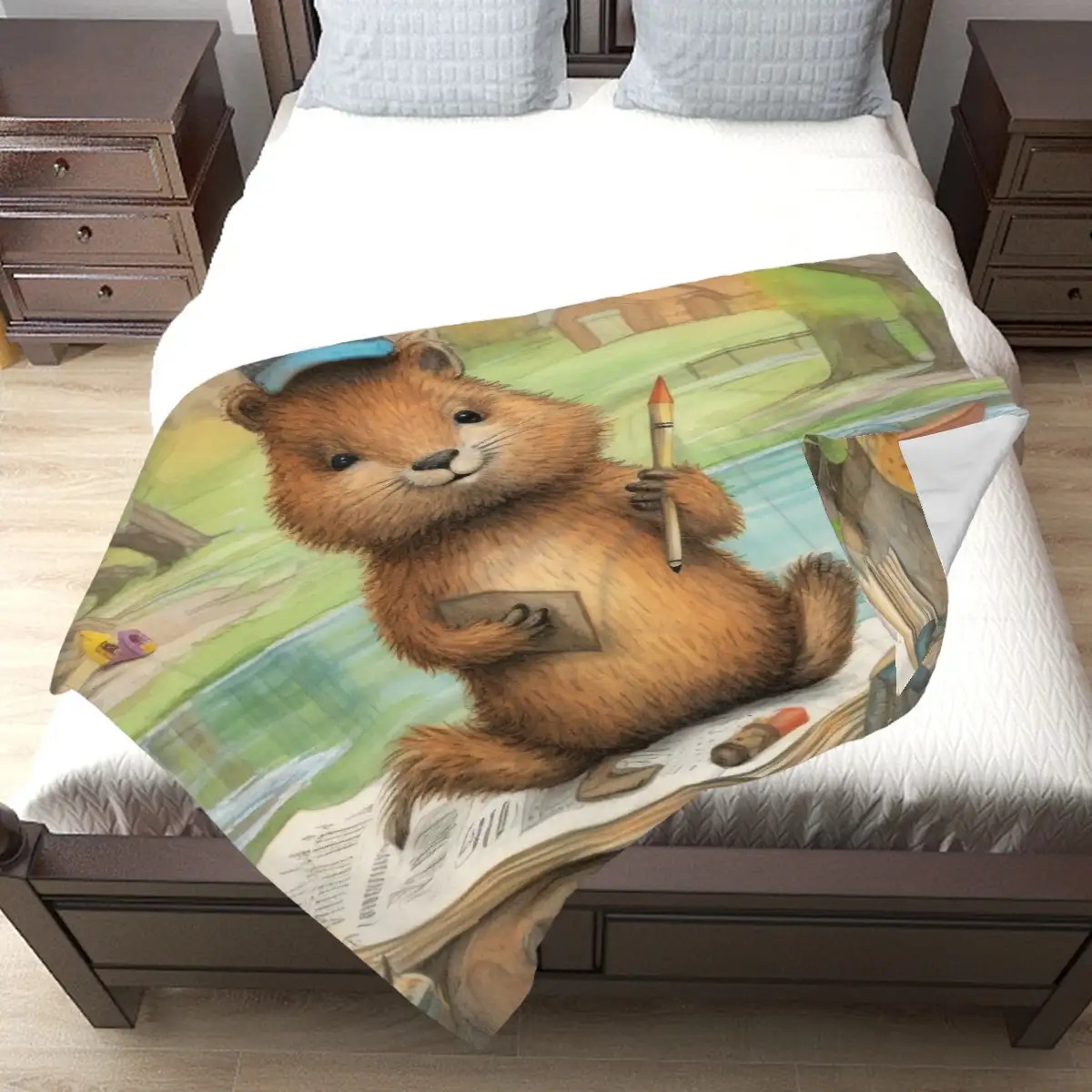 Custom Flannel Blanket Print on Demand Fulfillment PrintKK
