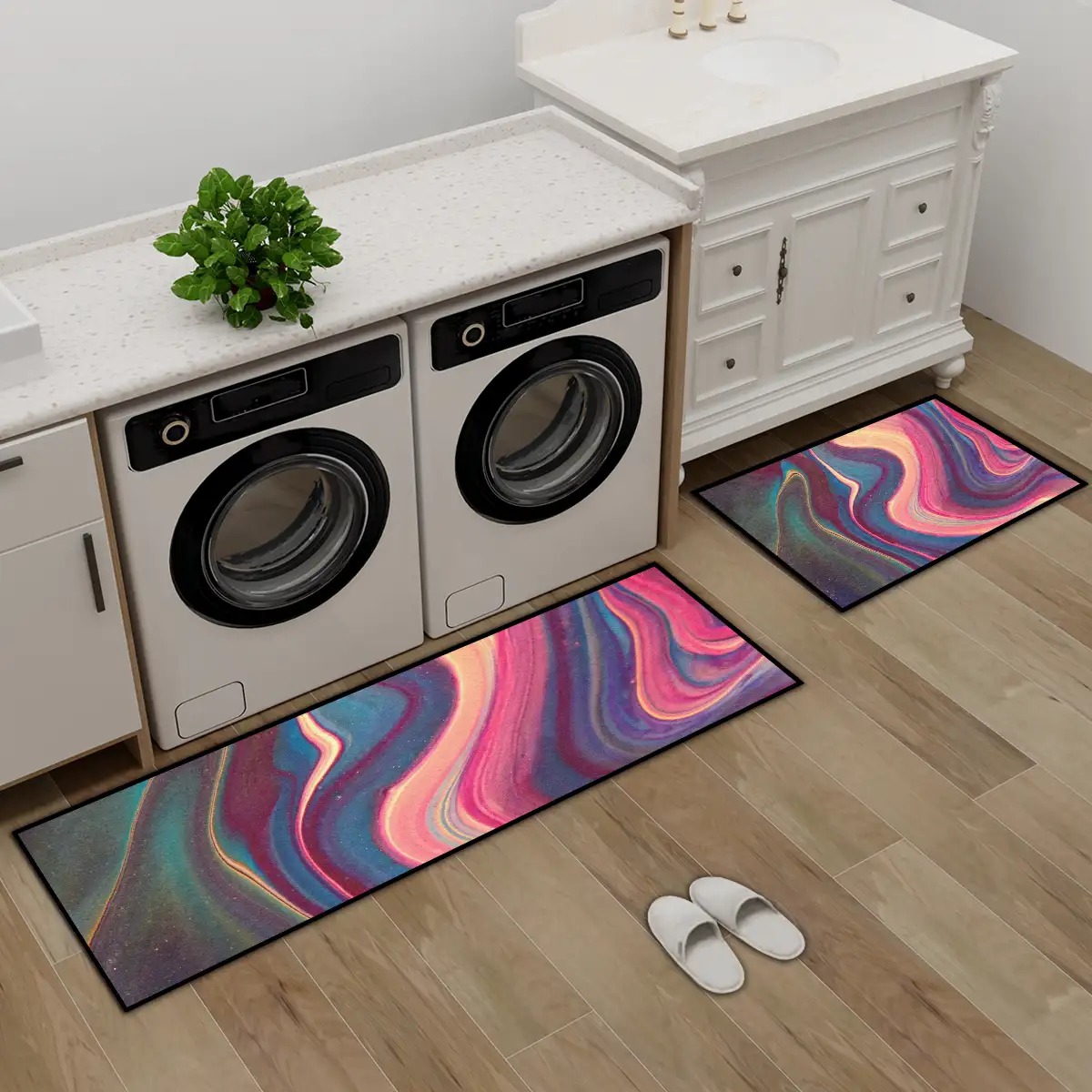 Custom Kitchen Rugs and Runners Set PrintOnDemand Home Products