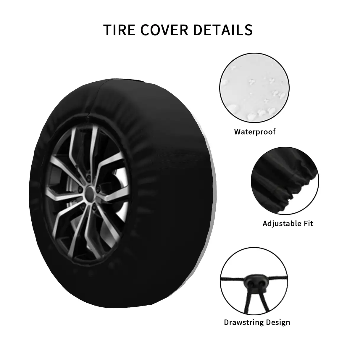 Print On Demand Spare Tire Covers for Trailers with Automated Fulfillment PrintKK