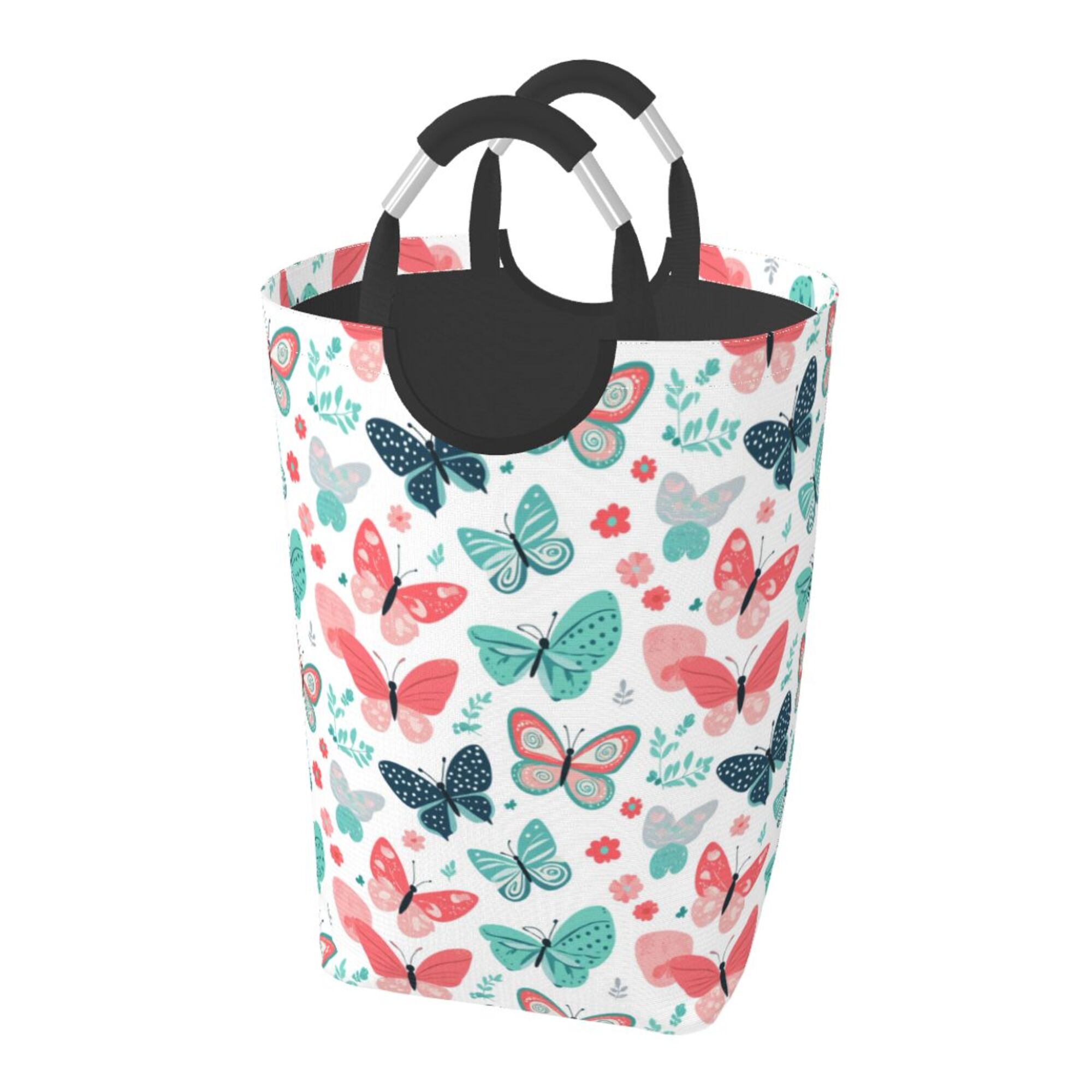 Square Laundry Basket with Padded Handles