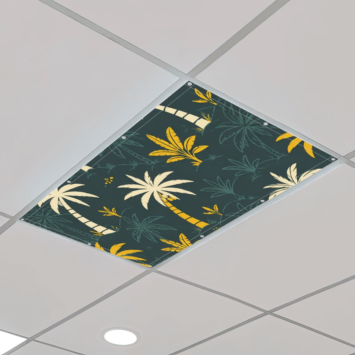 Magnetic Fluorescent Light Covers for Ceiling Lights 4 Pcs