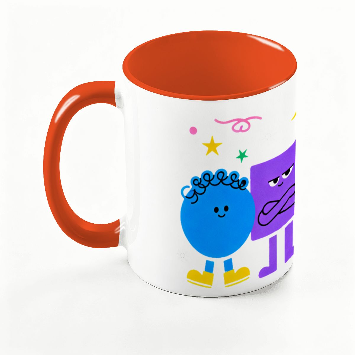Large Colorful Mug (15oz) (Made in USA)