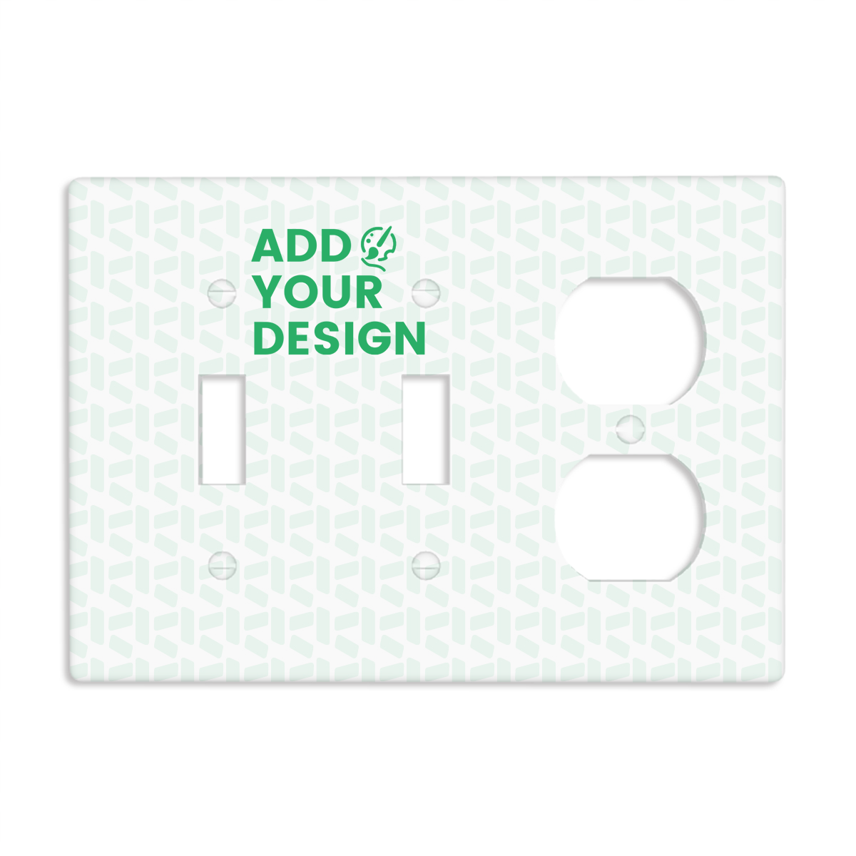 Custom Double Combination And Toggle Switch Wall Panel PrintOn