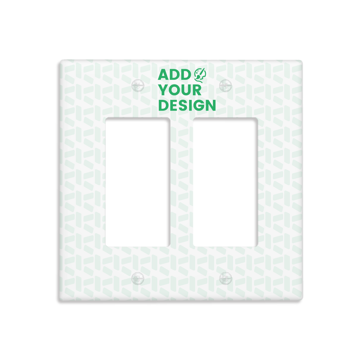 Custom Printed on Demand Double Switch Wall Plate All Decors PrintKK