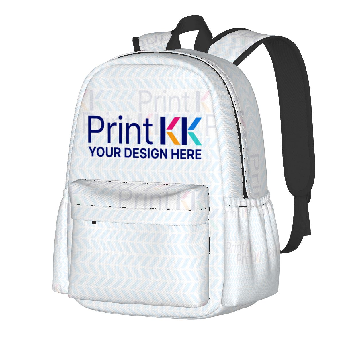 Large Capacity Oxford Backpack with Cloth Side Pockets