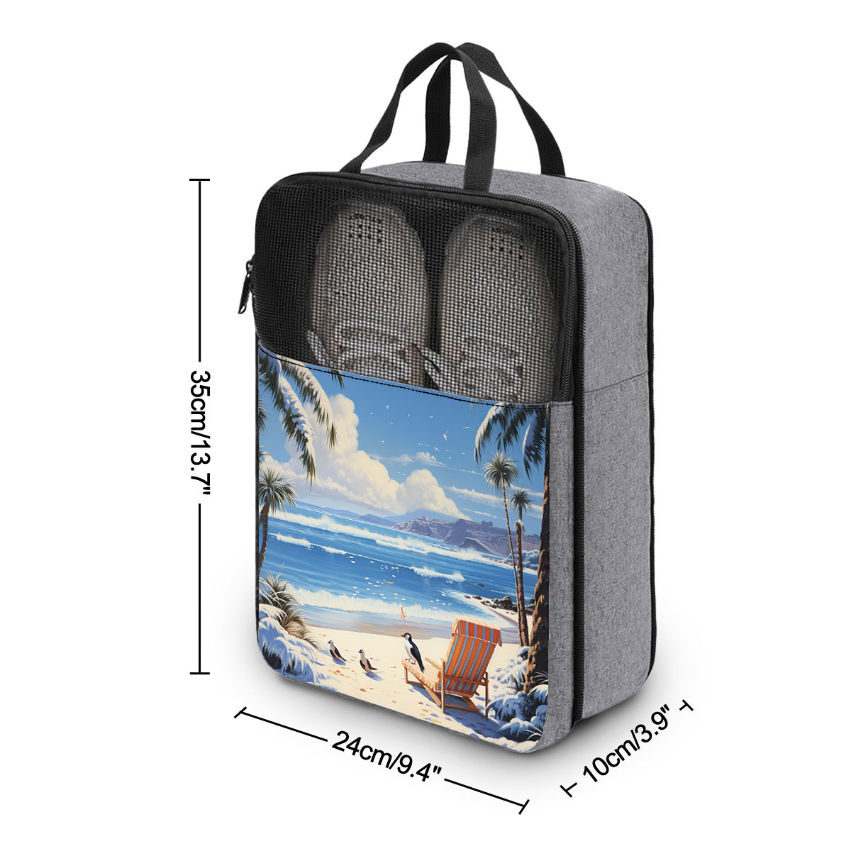 Custom Travel Shoes Carrier Print on Demand Fulfillment PrintKK