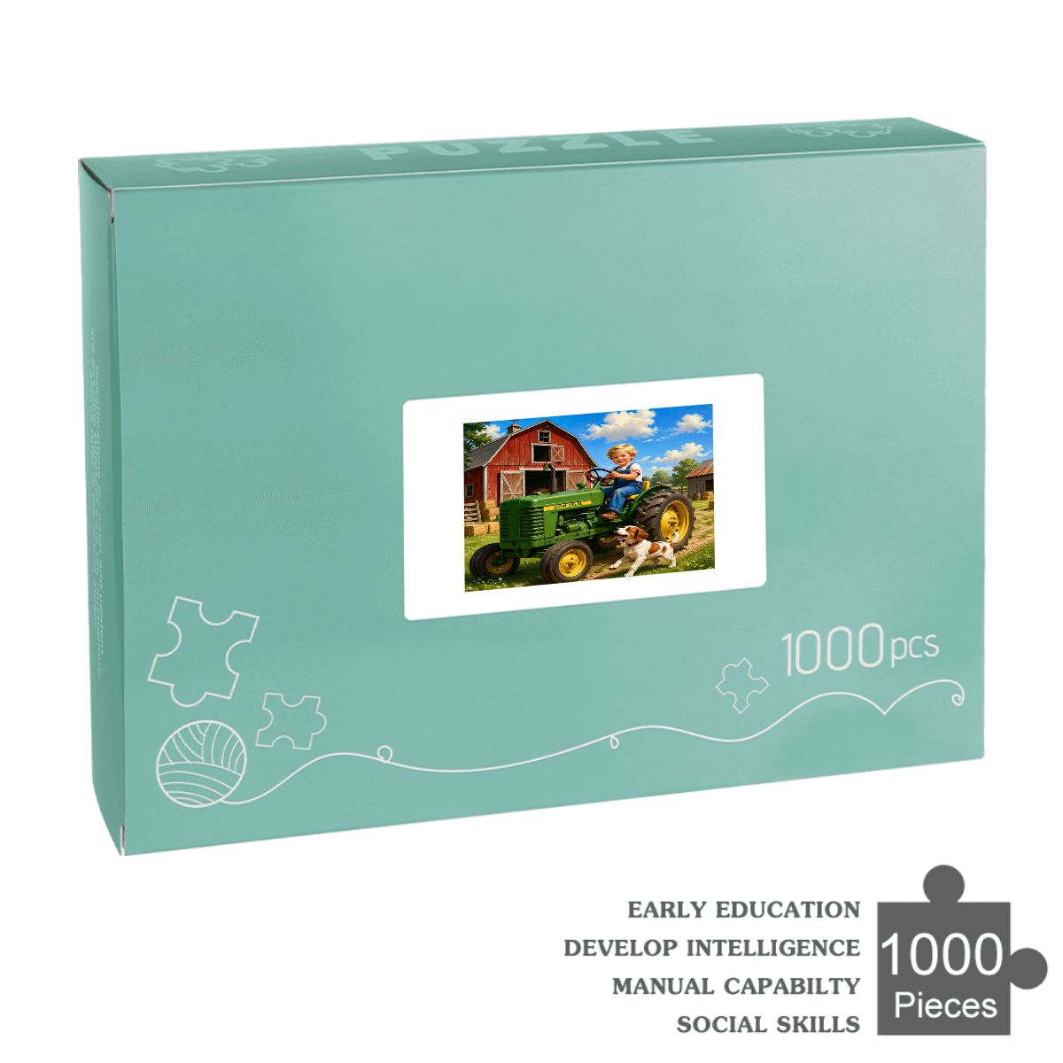 1000個 木製ジグソーパズル（横型）（アメリカ製）