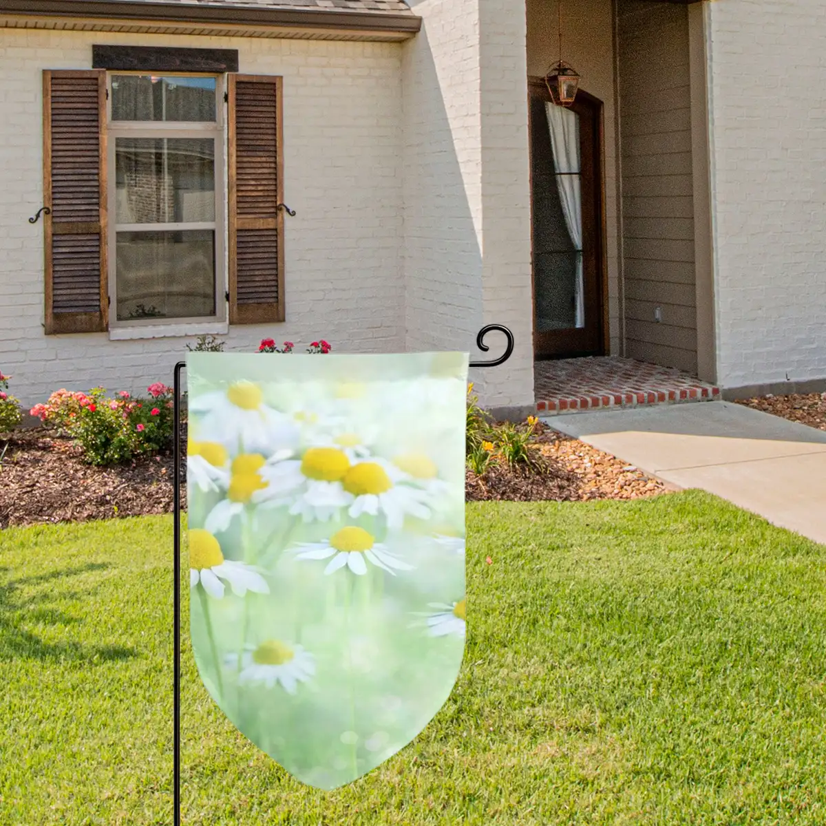 Round Corner Garden Flags