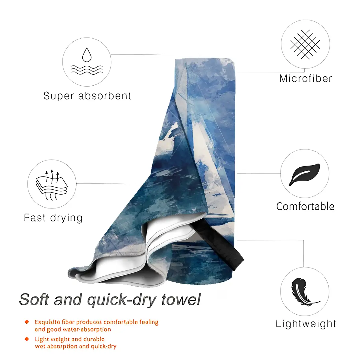 Vertical Microfiber Towel