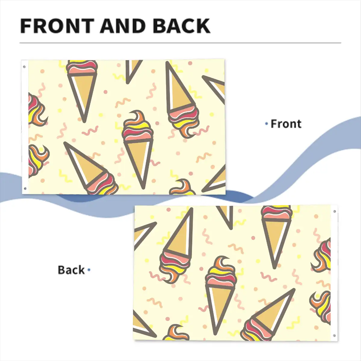 Outdoor Decor Flags Double Sided (2:3)