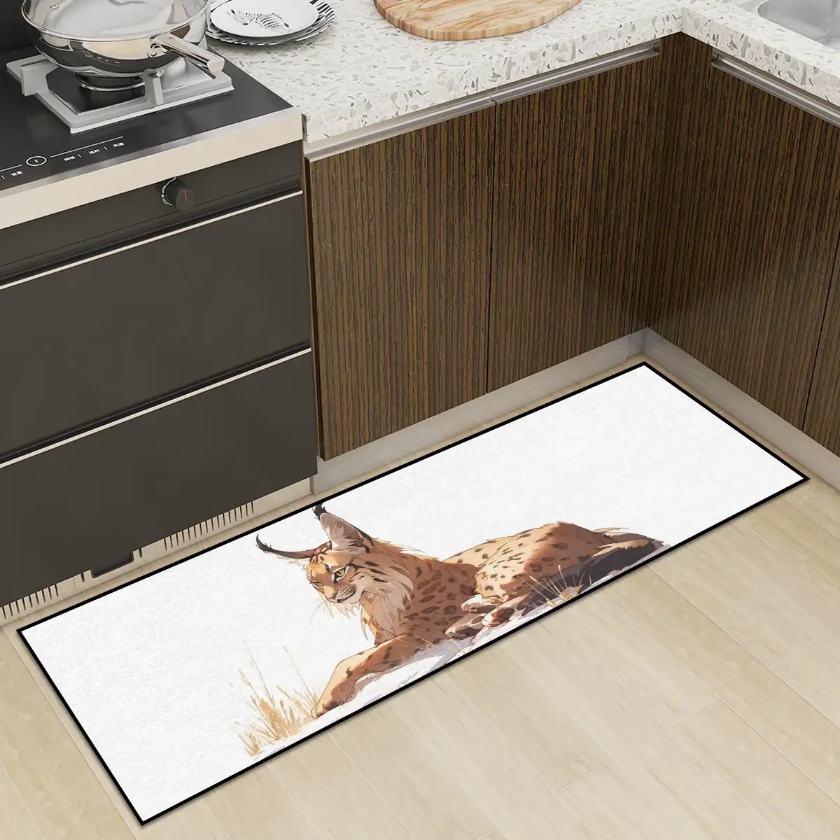 Kitchen Area Rug for Floor Non-Slip Washable