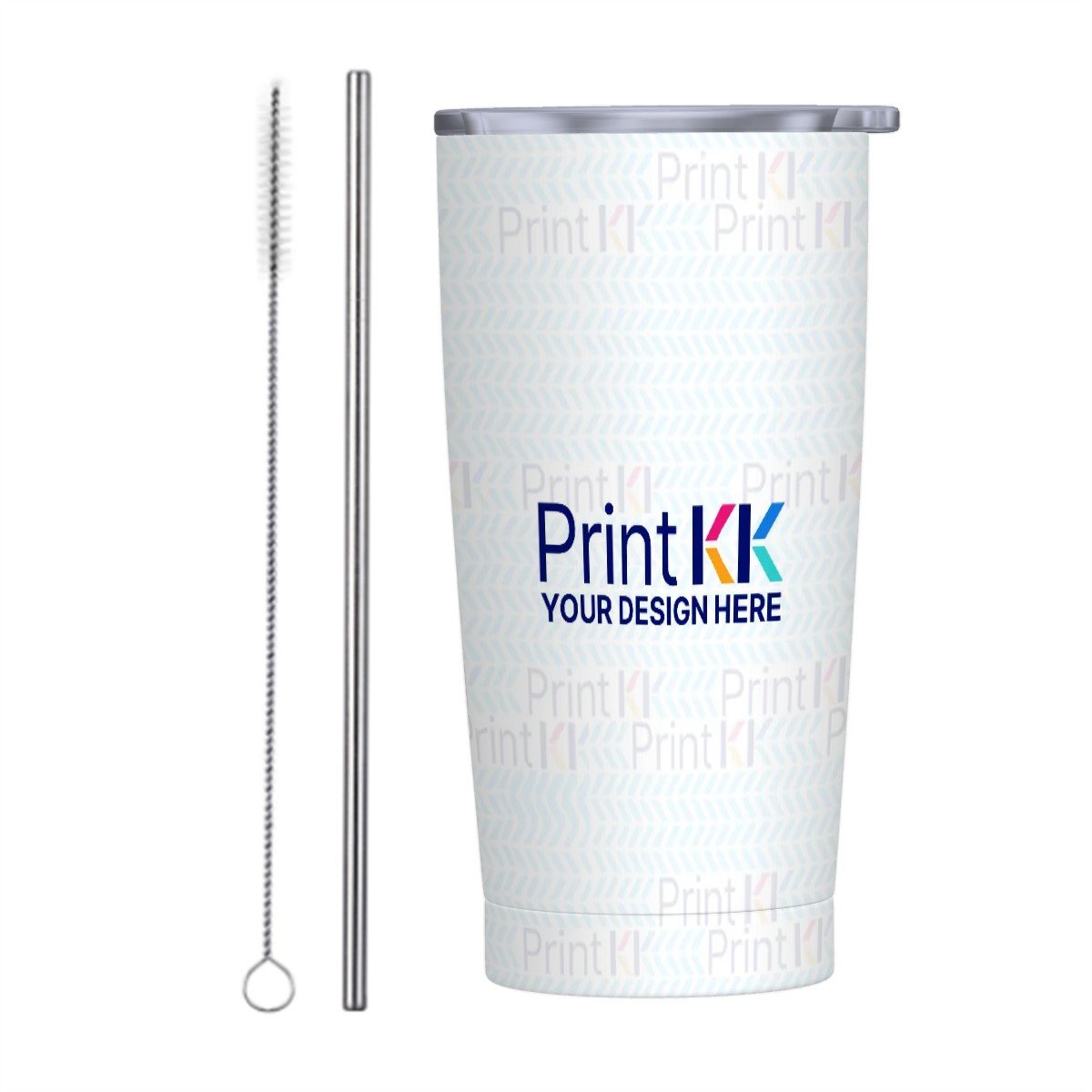 Stainless Steel Insulated Tumblers with Lid & Straw