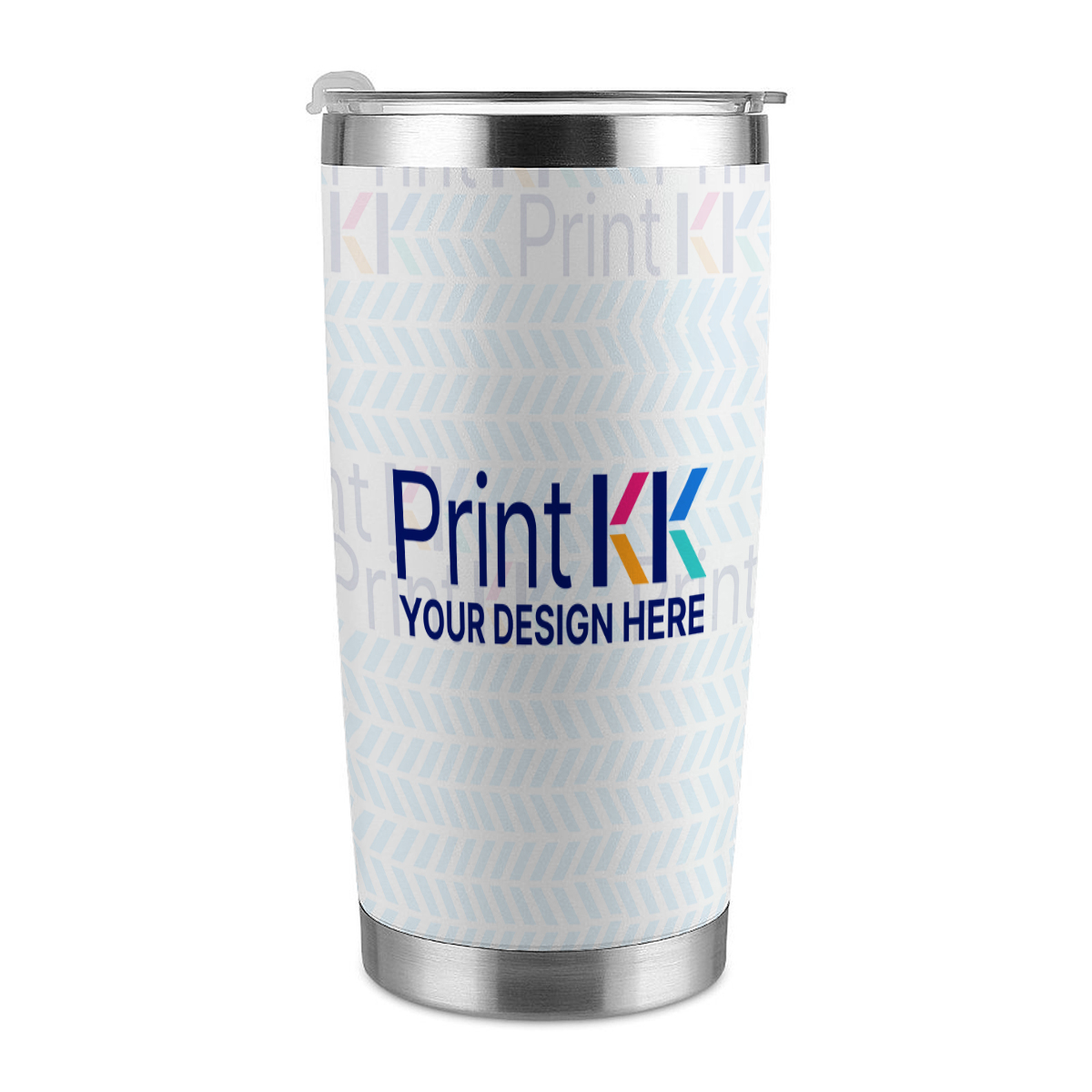 20oz Becher mit Deckel und Strohhalm (Hergestellt in den USA)