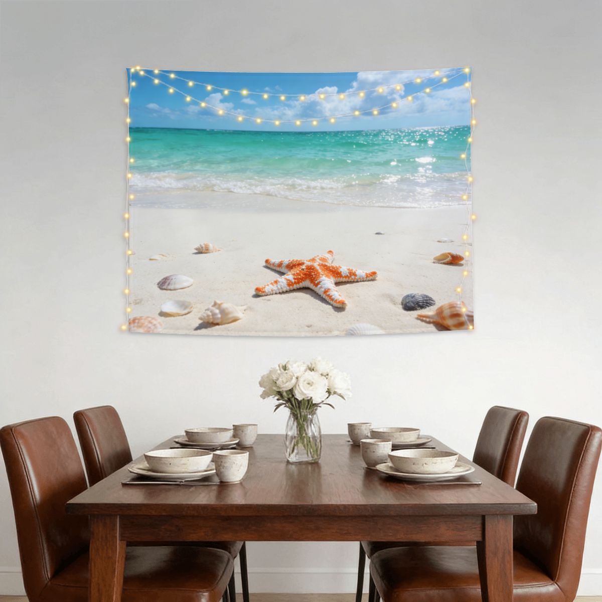 寝室用 小型横長タペストリー