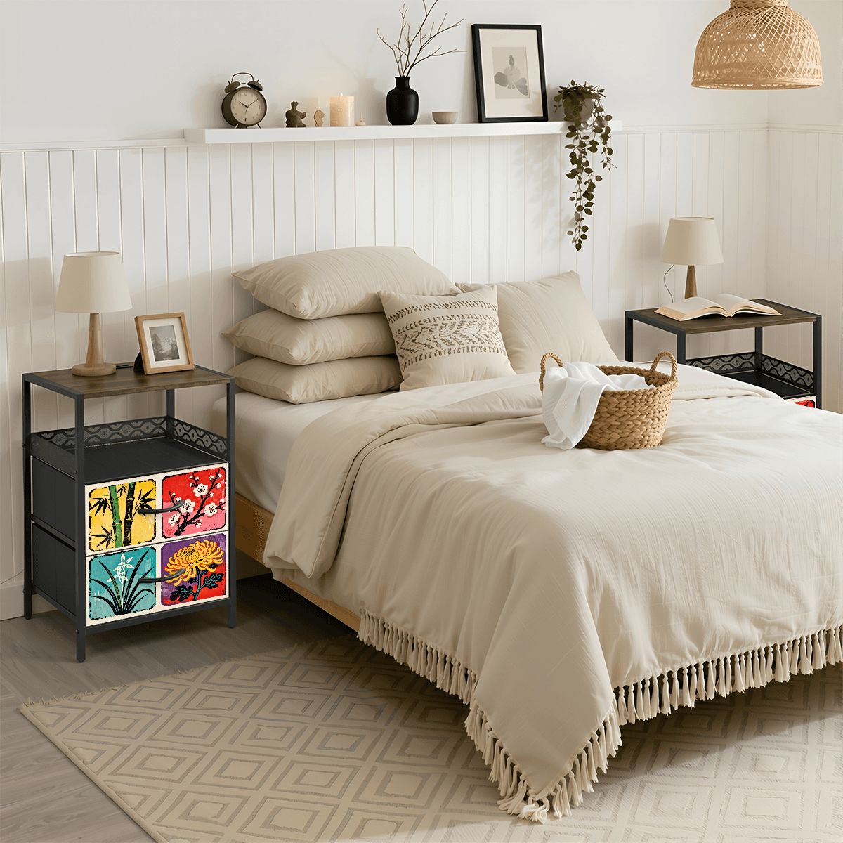 2-Drawer Bedside Table