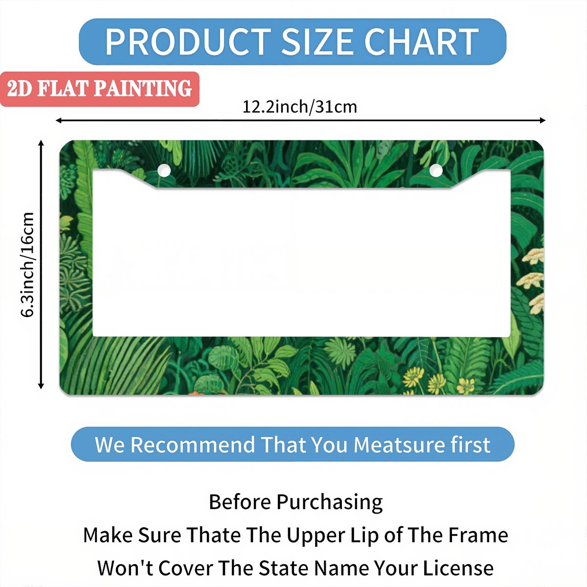 2穴ナンバープレートフレーム 2個（アメリカ製）