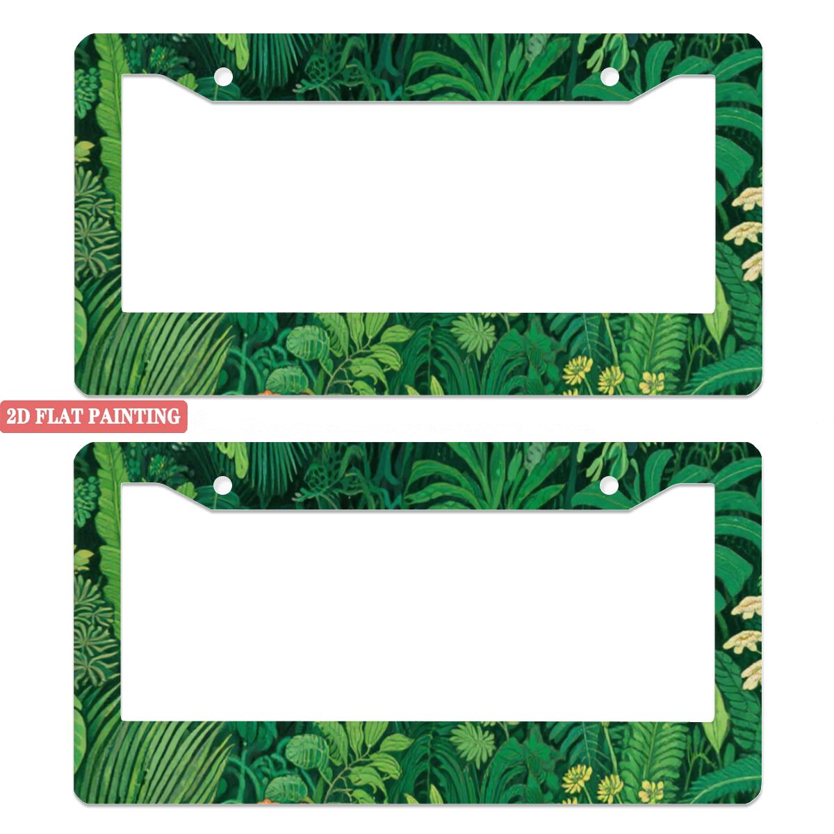 2穴ナンバープレートフレーム 2個（アメリカ製）