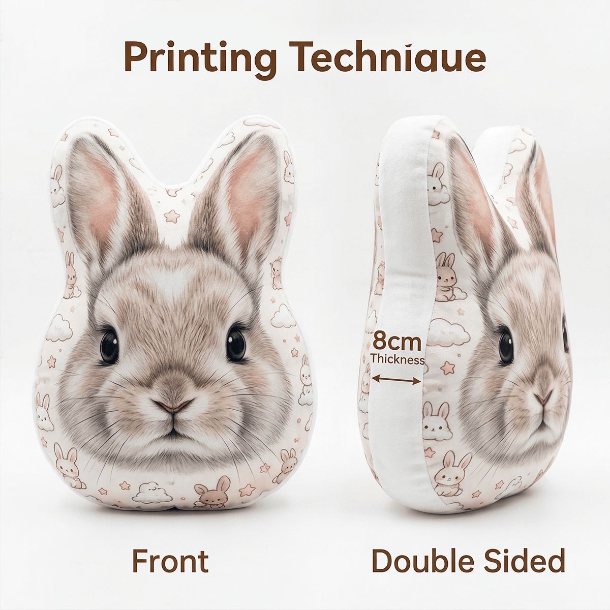 3D Shaped Plush Pillow