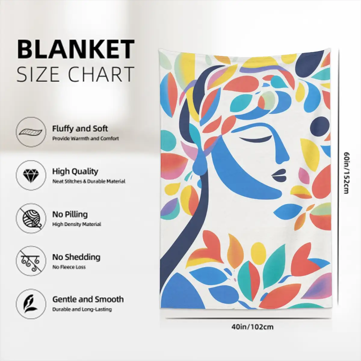 Flannel Throw Blanket (Vertical) (2:3)