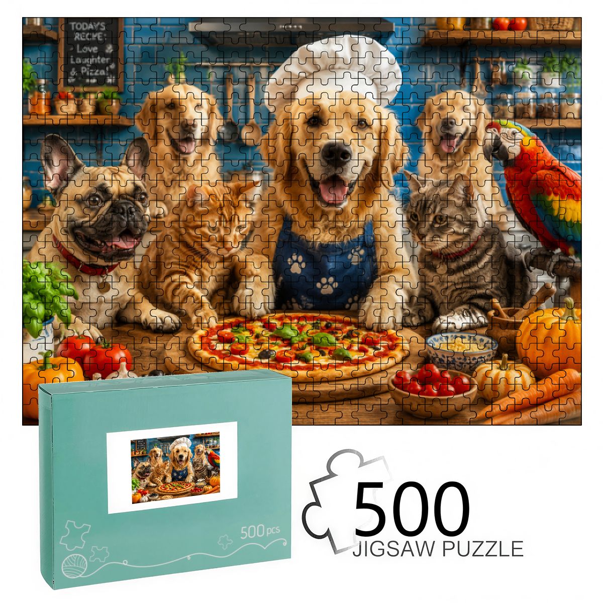 木製パズル 500ピース（縦型）