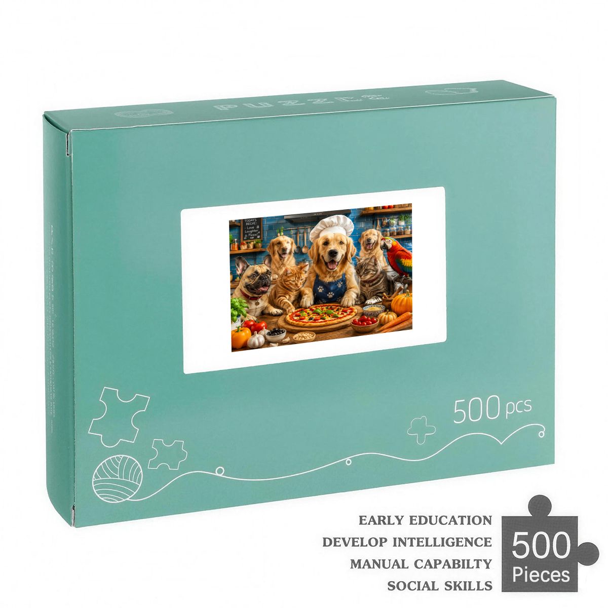 木製パズル 500ピース（縦型）