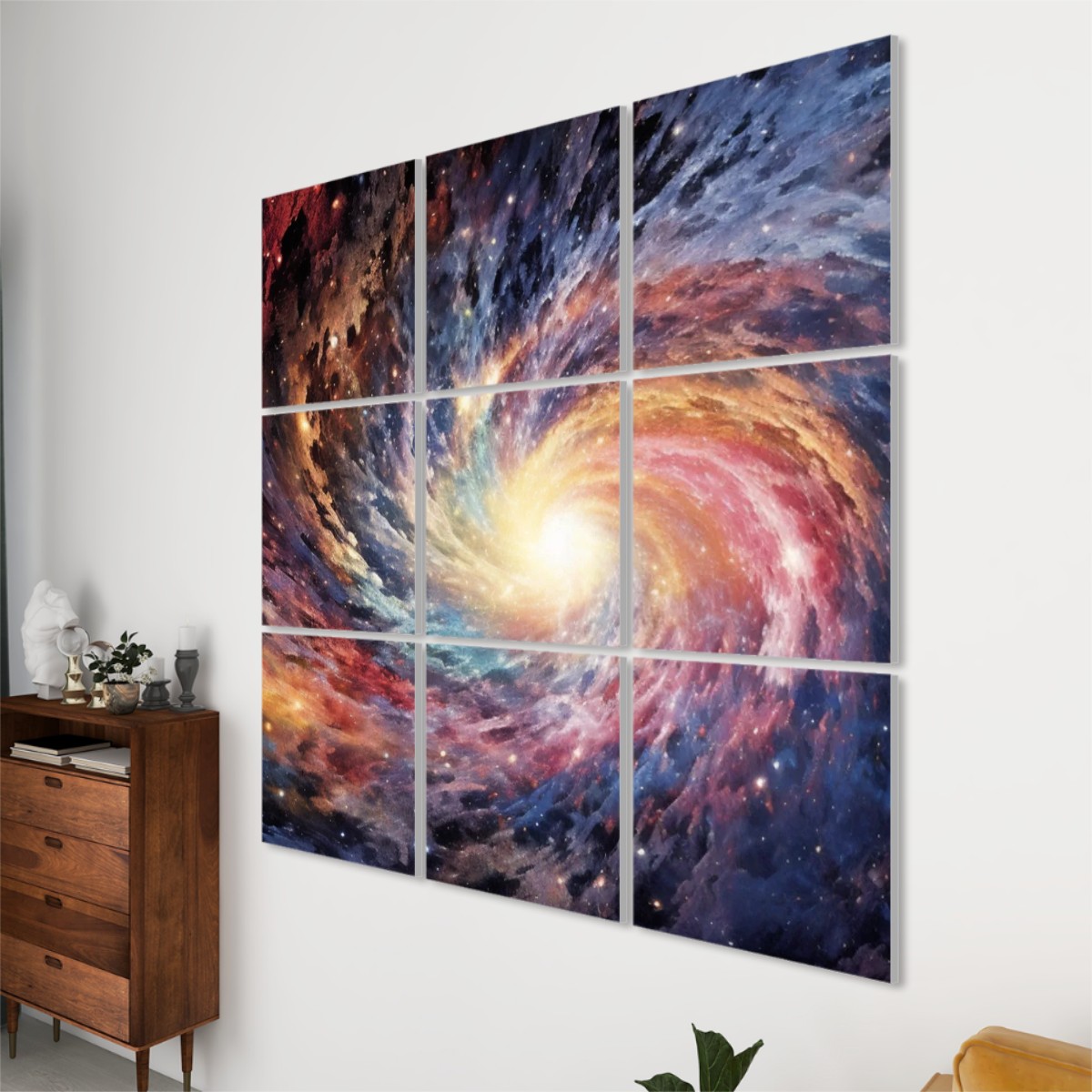 9 Panels Sound Absorbing Wall Art