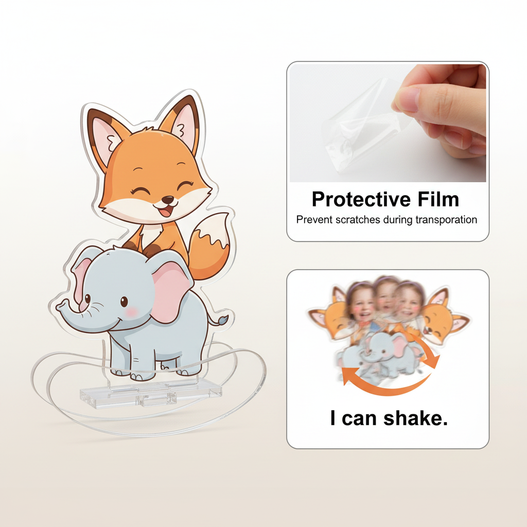 Acrylic Shaker Wobble Standee