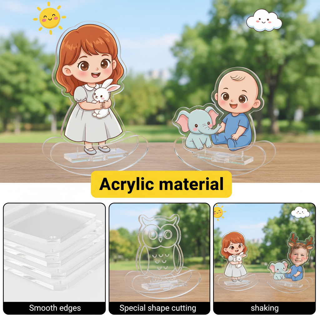 Acrylic Shaker Wobble Standee