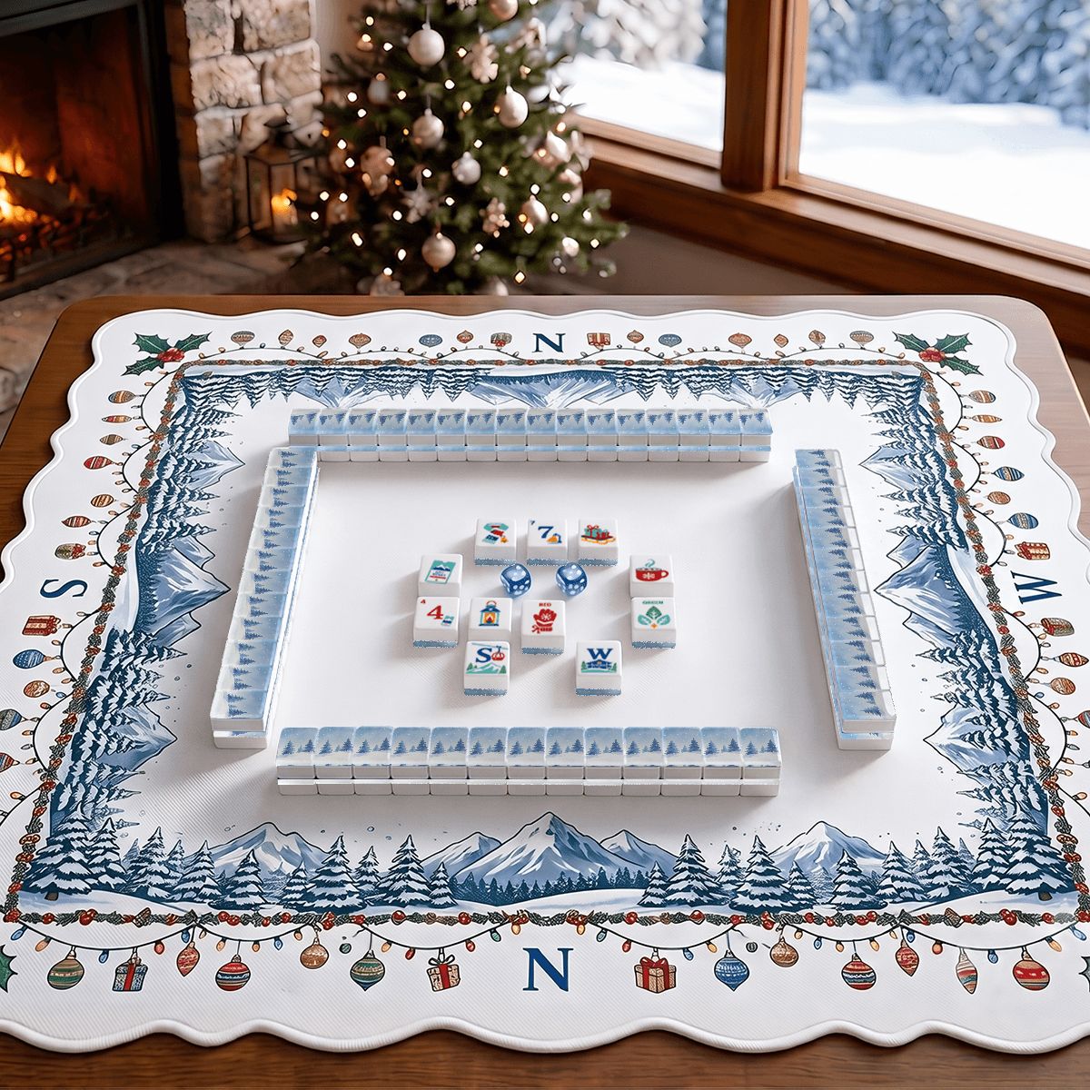アルパインスロープス クリスマス麻雀タイル