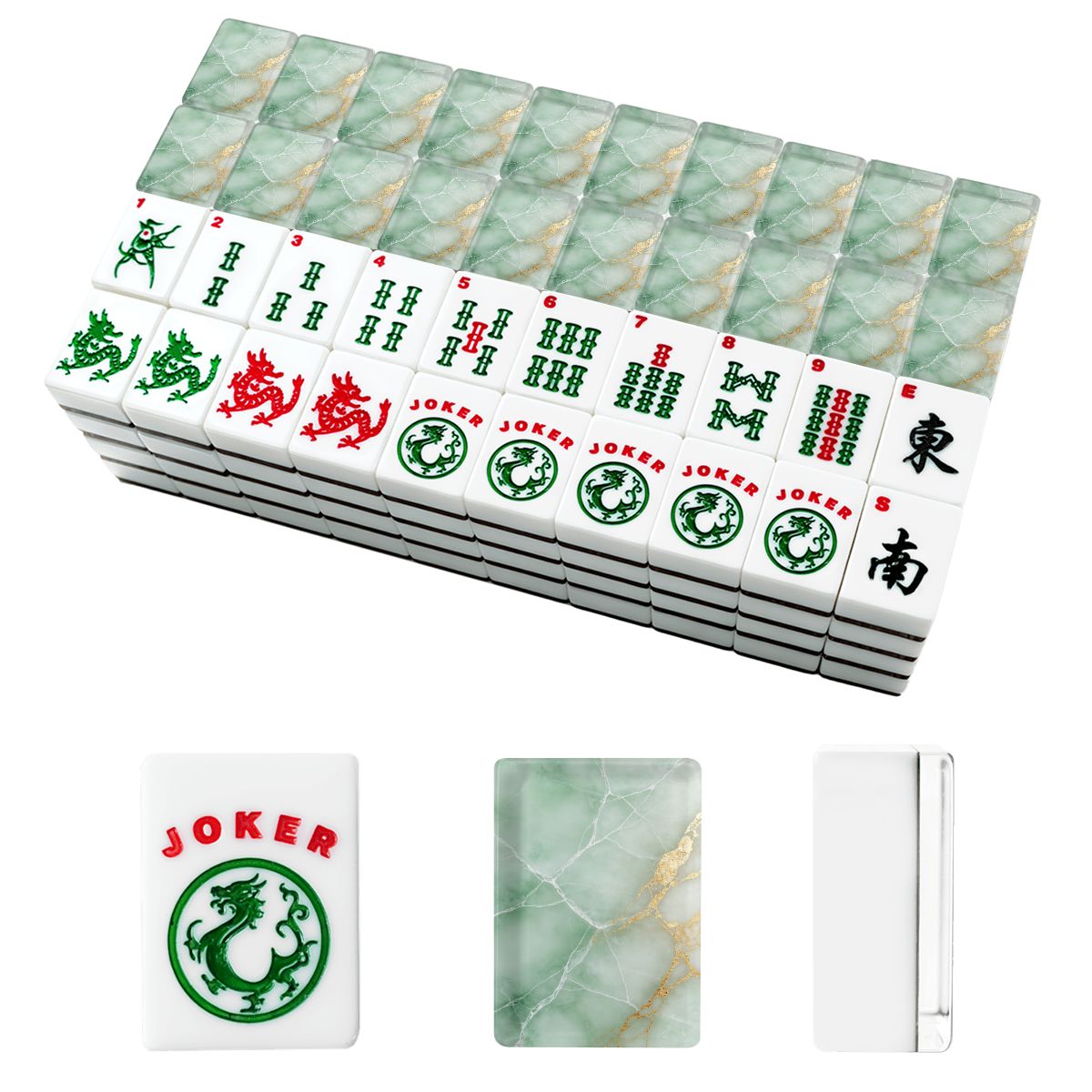 Peças de Mahjong Americano