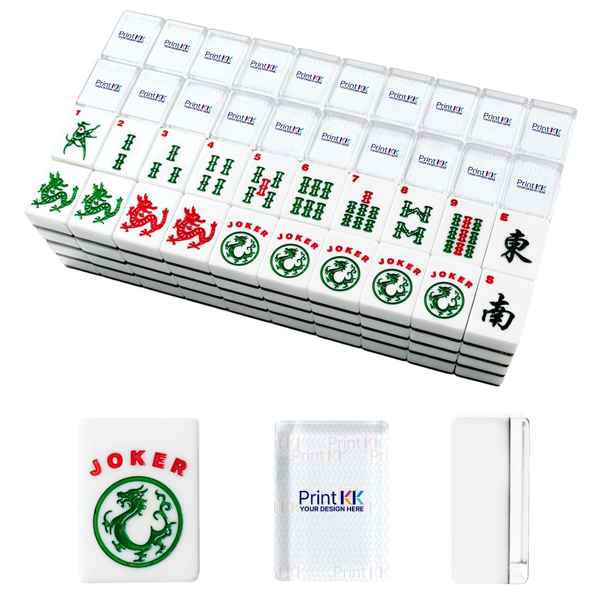 Peças de Mahjong Americano