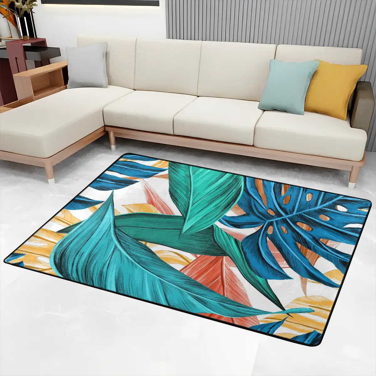 Flannel Non Slip Area Rug (4:3)