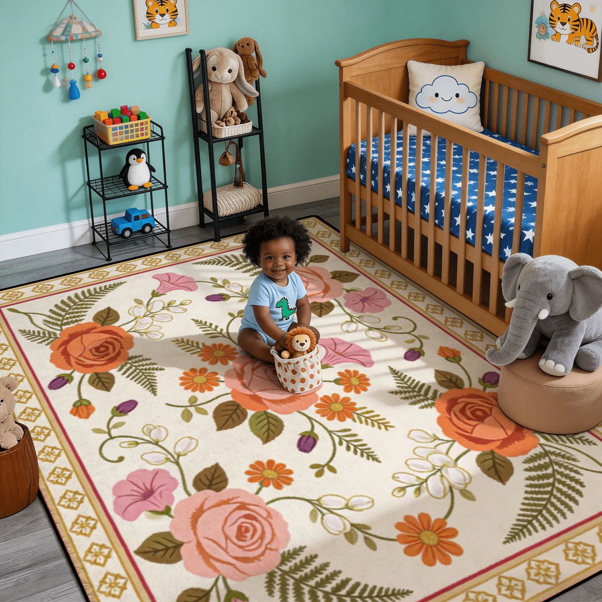 Tapete de Área Carpete de Piso (4:3)