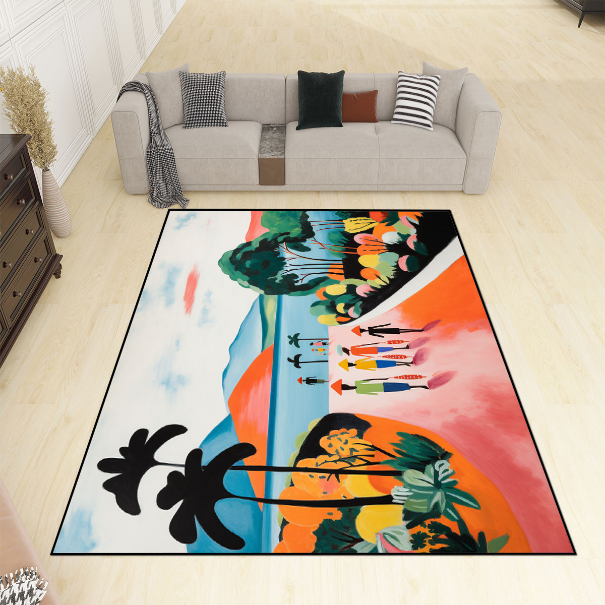 Area Rug Floor Carpet (4:3)