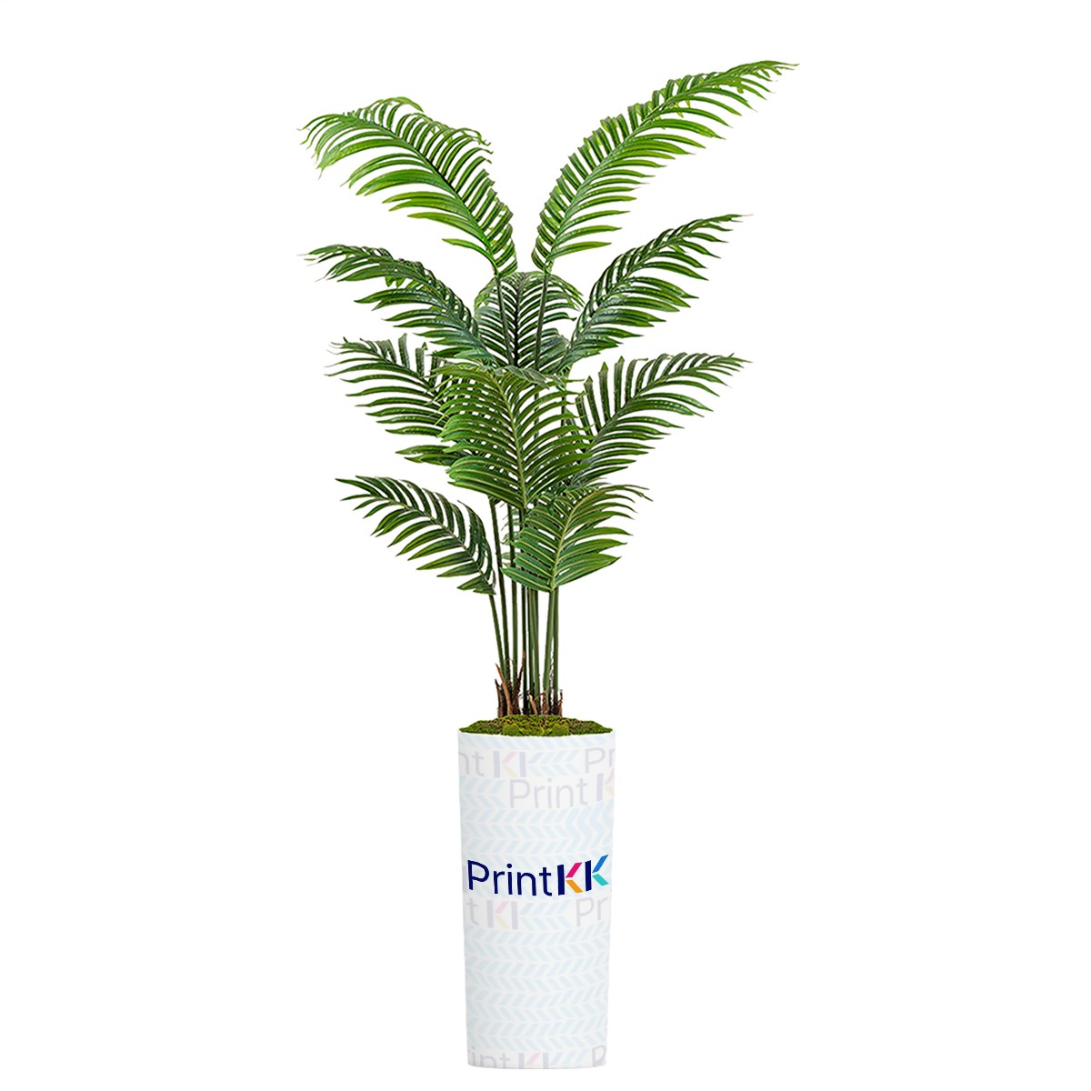 Artificial Plants Indoor Round Potted Palm