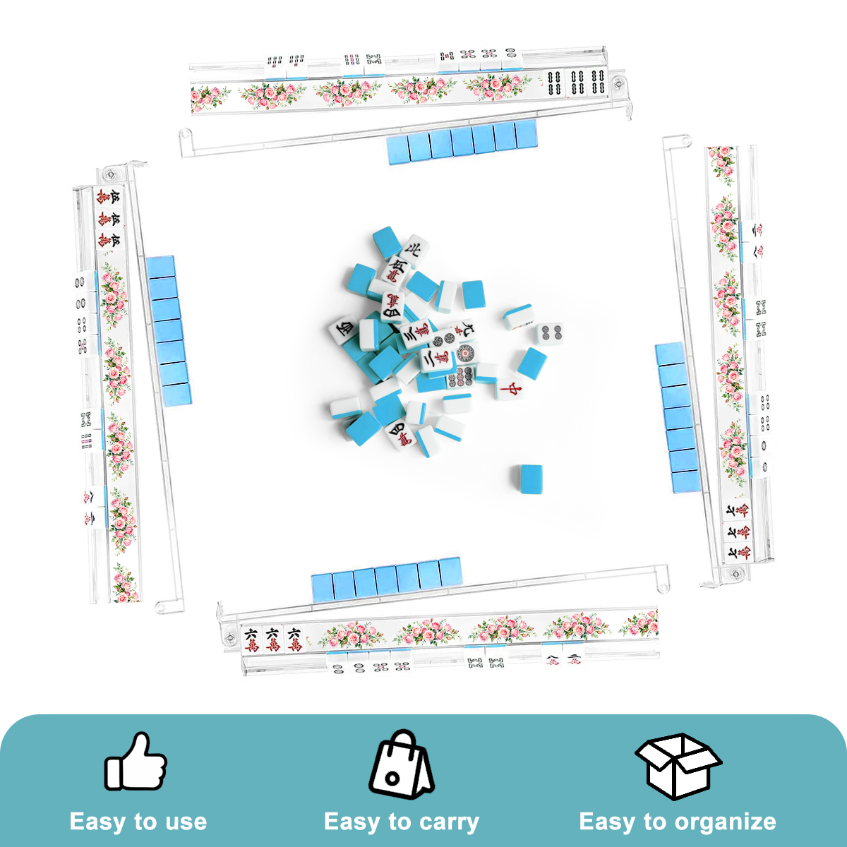 4 Artistic Mahjong Tile Pusher Racks